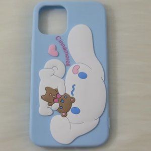 Cute blue bunny phone case